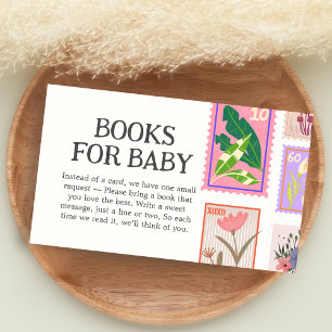 New Chapter Baby Shower Books for Baby Enclosure Card