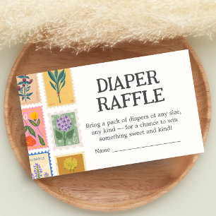 New Chapter Baby Shower Diaper Raffle Enclosure Card