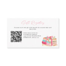 New Chapter Baby Shower Gift Registry QR Book
