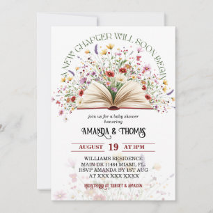 New Chapter Baby Shower Invitation