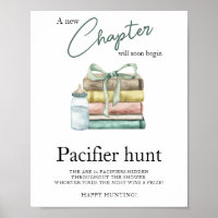 New Chapter baby shower - Pacifier hunt game