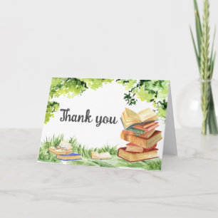 New Chapter Baby Shower Thank You Card