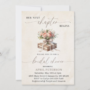 New Chapter Begins, a Storybook Bridal Shower  Invitation