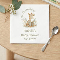 New Chapter Begins Giraffe Storybook Baby Shower