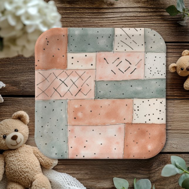 New Chapter Begins Storybook Baby Shower Paper Plate (Creator Uploaded)