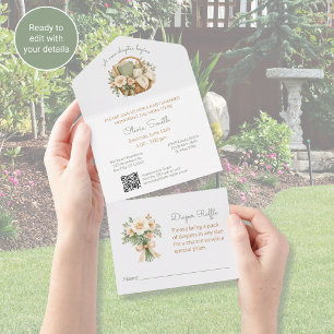 New Chapter Book Baby Shower Invitation All in One