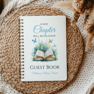New Chapter Boy Brunch Book Baby Shower Guest Book