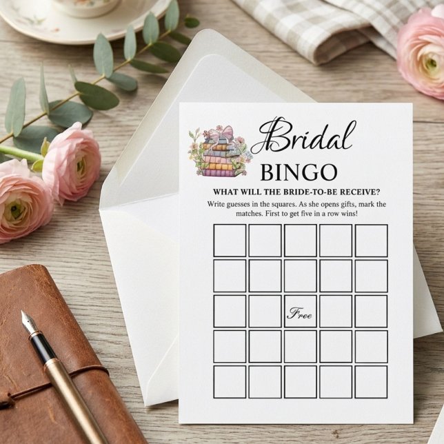 New chapter bridal shower bingo  Game Card (Creator Uploaded)