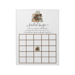 New Chapter Bridal Shower Bingo Notepad