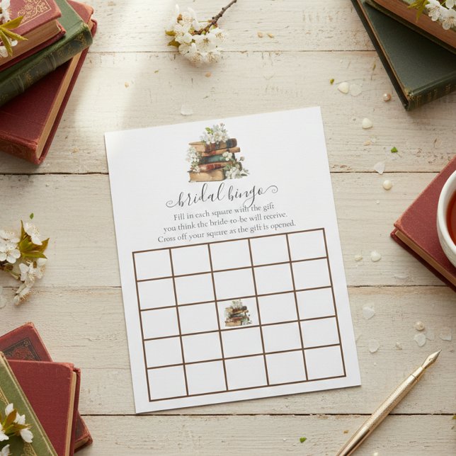 New Chapter Bridal Shower Bingo Notepad (Creator Uploaded)