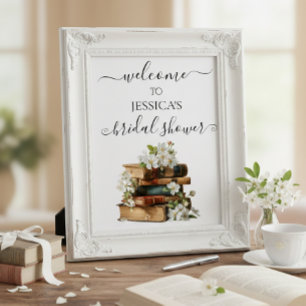 New Chapter Bridal Shower Welcome Sign