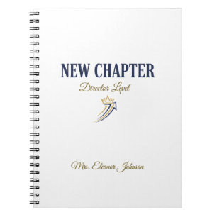 New Chapter Director Level Personalised Notebook