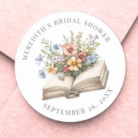 New Chapter Floral Book Bridal Shower
