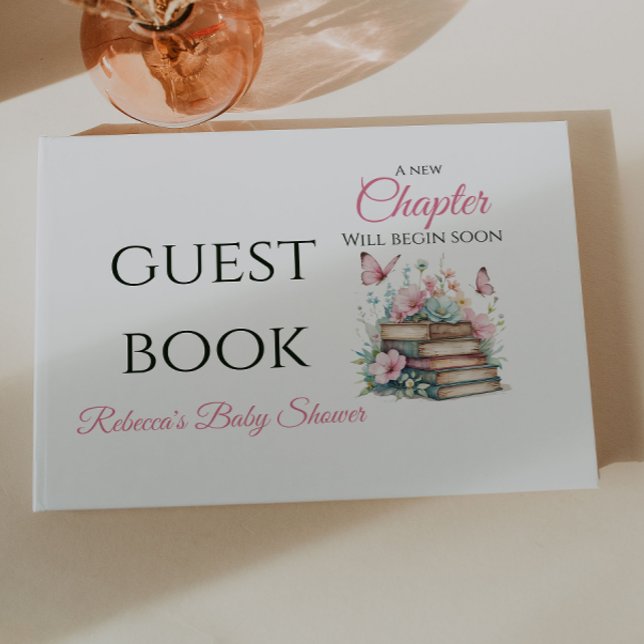 New Chapter Girl Storybook Guest Book Baby Shower (Creator Uploaded)
