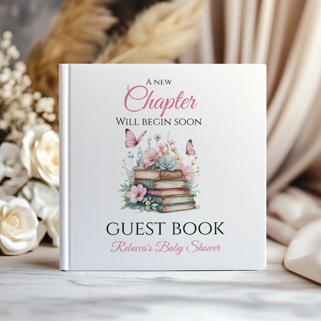 New Chapter Girl Storybook Guest Book Baby Shower (Creator Uploaded)