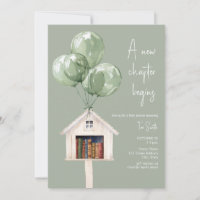 New Chapter Library Balloons Book Baby Shower 