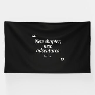 New Chapter, New Adventures Design by Me Banner