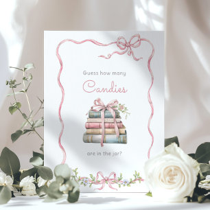 New Chapter Pink bow How many Candies Poster