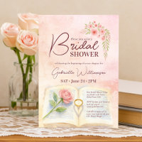 New Chapter Pink Rose & Ring Shadow Bridal Shower
