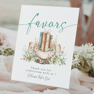 New Chapter Storybook Favours Bridal Shower Sign