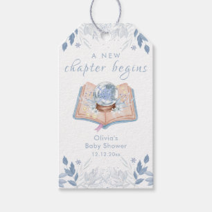 New Chapter Winter Floral Snowball Baby Shower  Gift Tags
