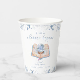 New Chapter Winter Floral Snowball Baby Shower  Paper Cups