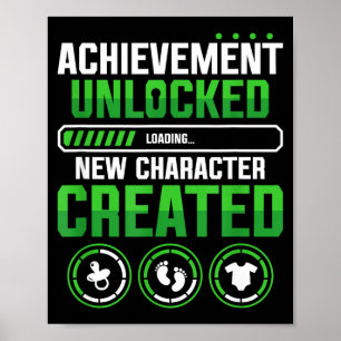 New Character D Gamer Pregnancy Announcement  Poster