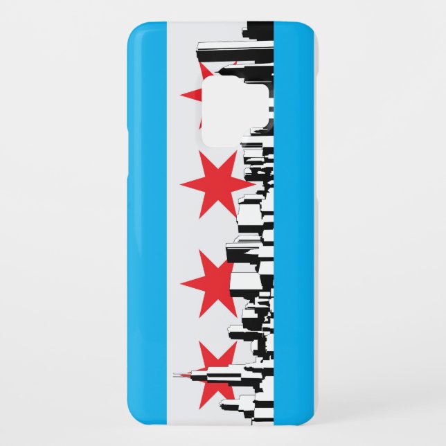 New Chicago Flag Case-Mate Samsung Galaxy Case (Back)