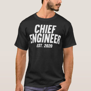 New Chief Engineer Gift Chief Engineer Graduation  T-Shirt