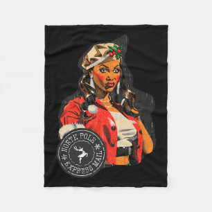 New Christmas North Le Express Mail Design Made Wi Fleece Blanket