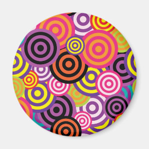 New Circle Abstract art Magnet