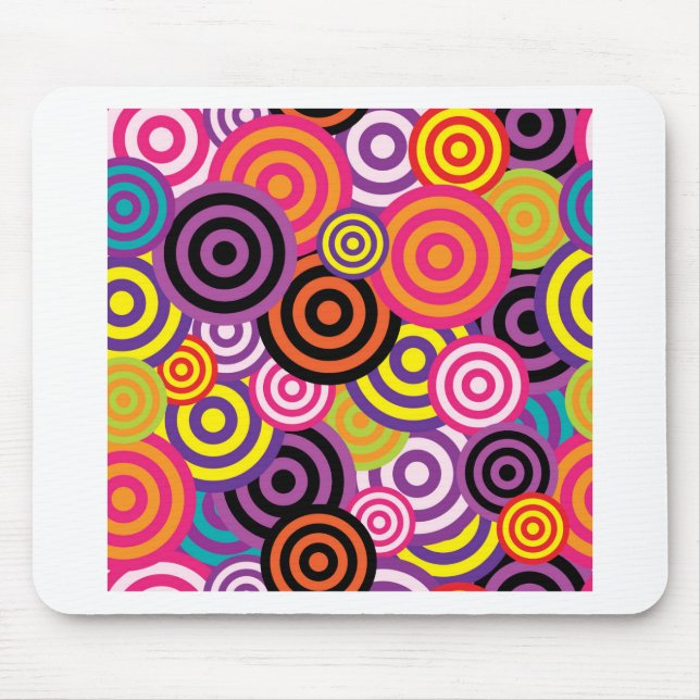 New Circle Abstract art Mouse Pad (Front)