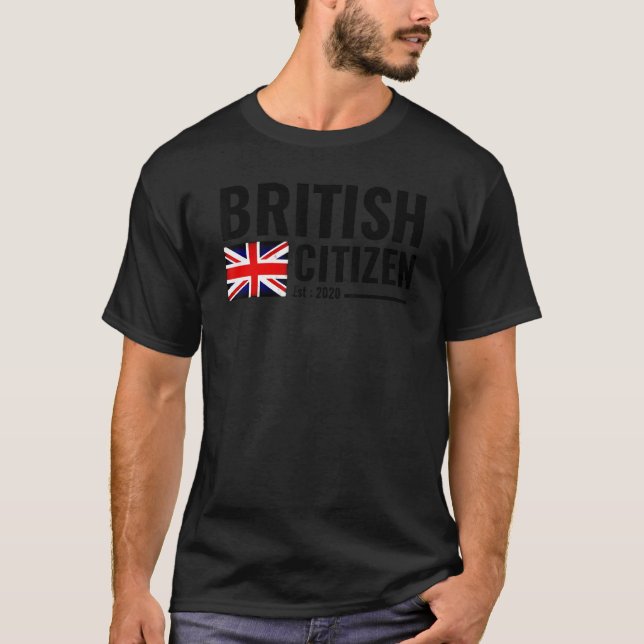 New Citizen  2020 New British Citizenship T-Shirt (Front)