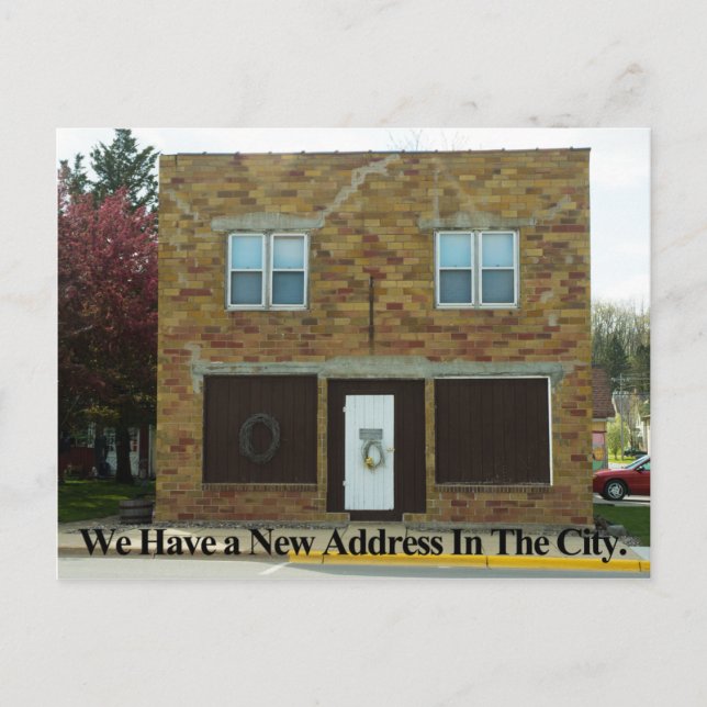 New City Address - Change of Address Card (Front)