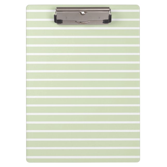 New Clean Stripes Green Clipboard (Front)