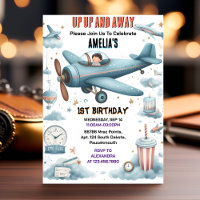 New Cloud 9 Fly Cute Sky Joy Aeroplane 1st Birthda