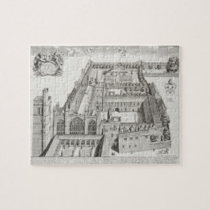 New College, Oxford, from 'Oxonia Illustrata', pub Jigsaw Puzzle