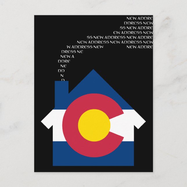 new colorado address announcement postcard (Front)