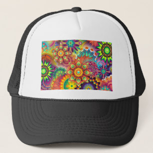 New Colorful Abstract BackGround Trucker Hat