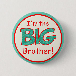 New! Colorful Big Brother Button