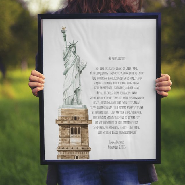 New Colossus Liberty Poem Poster (Creator Uploaded)