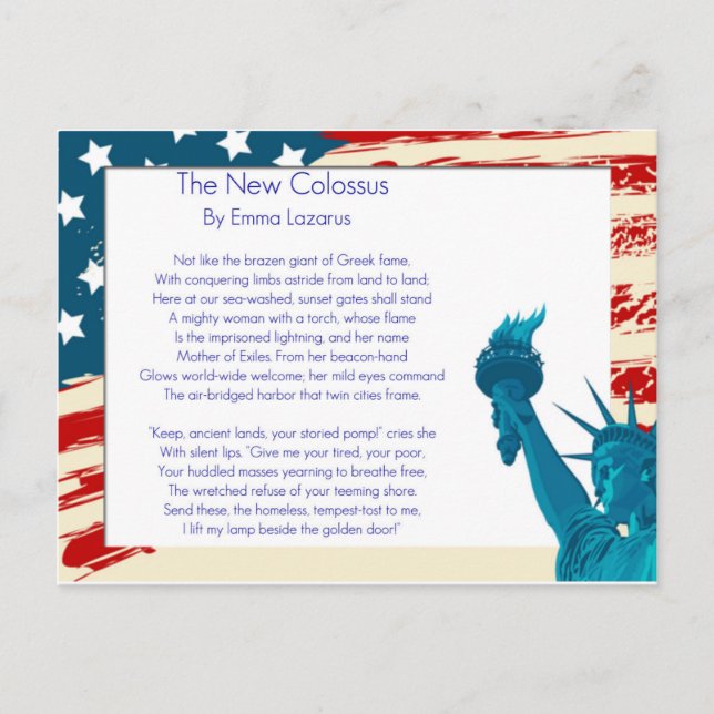 New Colossus Postcard (Front)