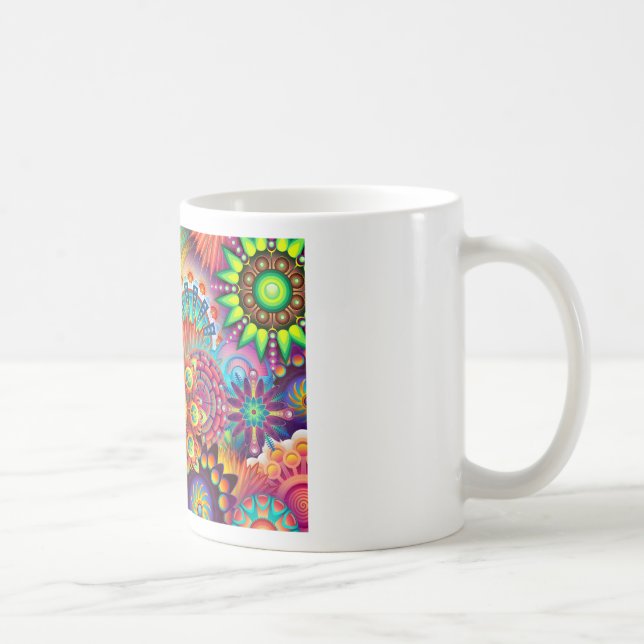 New Colourful Abstract BackGround Coffee Mug (Right)
