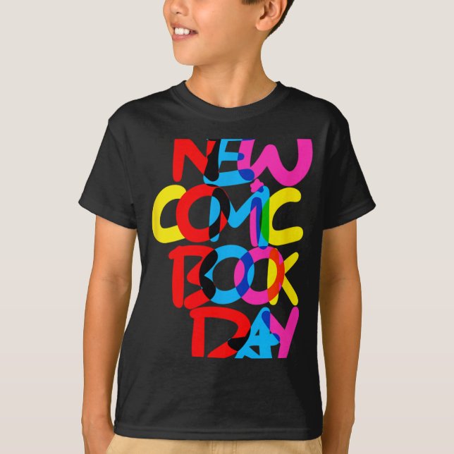 New Comic Book Day (overlap)  T-Shirt (Front)