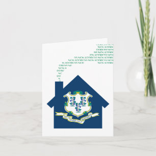 new connecticut address holiday card