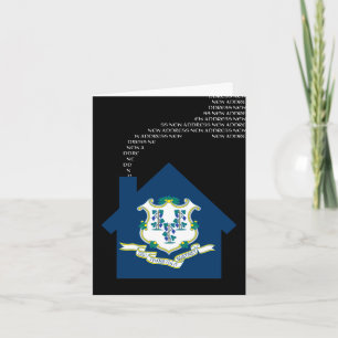 new connecticut address holiday card