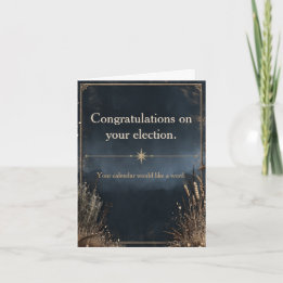 New Council Member Congrats: A Full Calendar Holiday Card