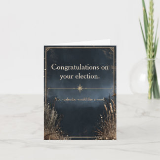 New Council Member Congrats: A Full Calendar Holiday Card