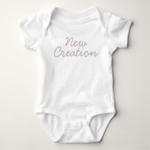 New Creation - Baby Girl Bodysuit Pink