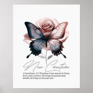New creature, Scripture verse Christian wall art